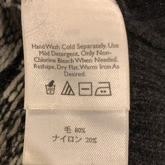 Eddie Bauers Women’s Crew-Neck Lambswool Long Sleeve Cardigan Cottage Core SZ L - Picture 9 of 12